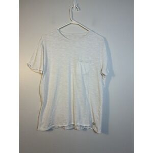Vuori Crew Neck Short Sleeve Tshirts Men's Sz Large White Neutral‎ Closet Staple